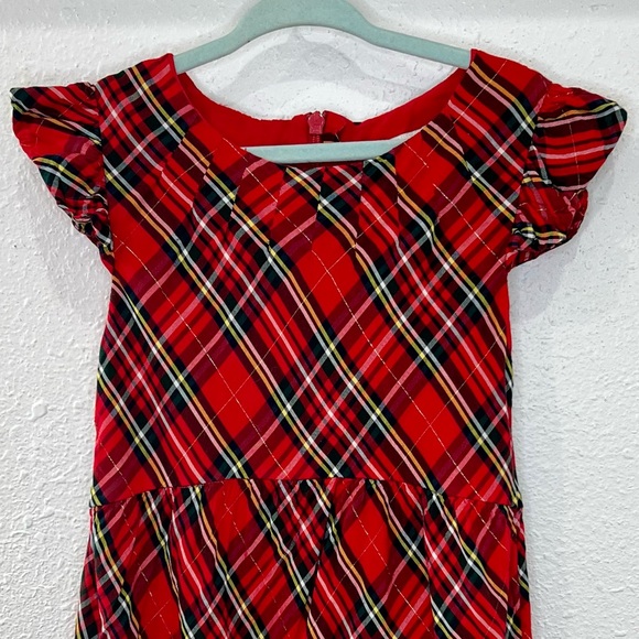 Vineyard Vines Red Plaid Kids Formal Dress - Picture 3 of 8